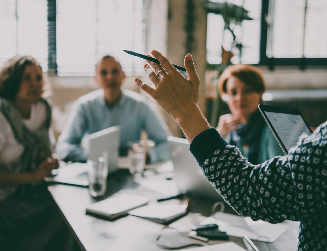 image of a serene community meditation session in a church garden